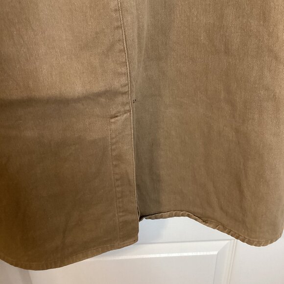 TZ Women's Brown Maxi Denim Pull-on Skirt Size L - Picture 7 of 10